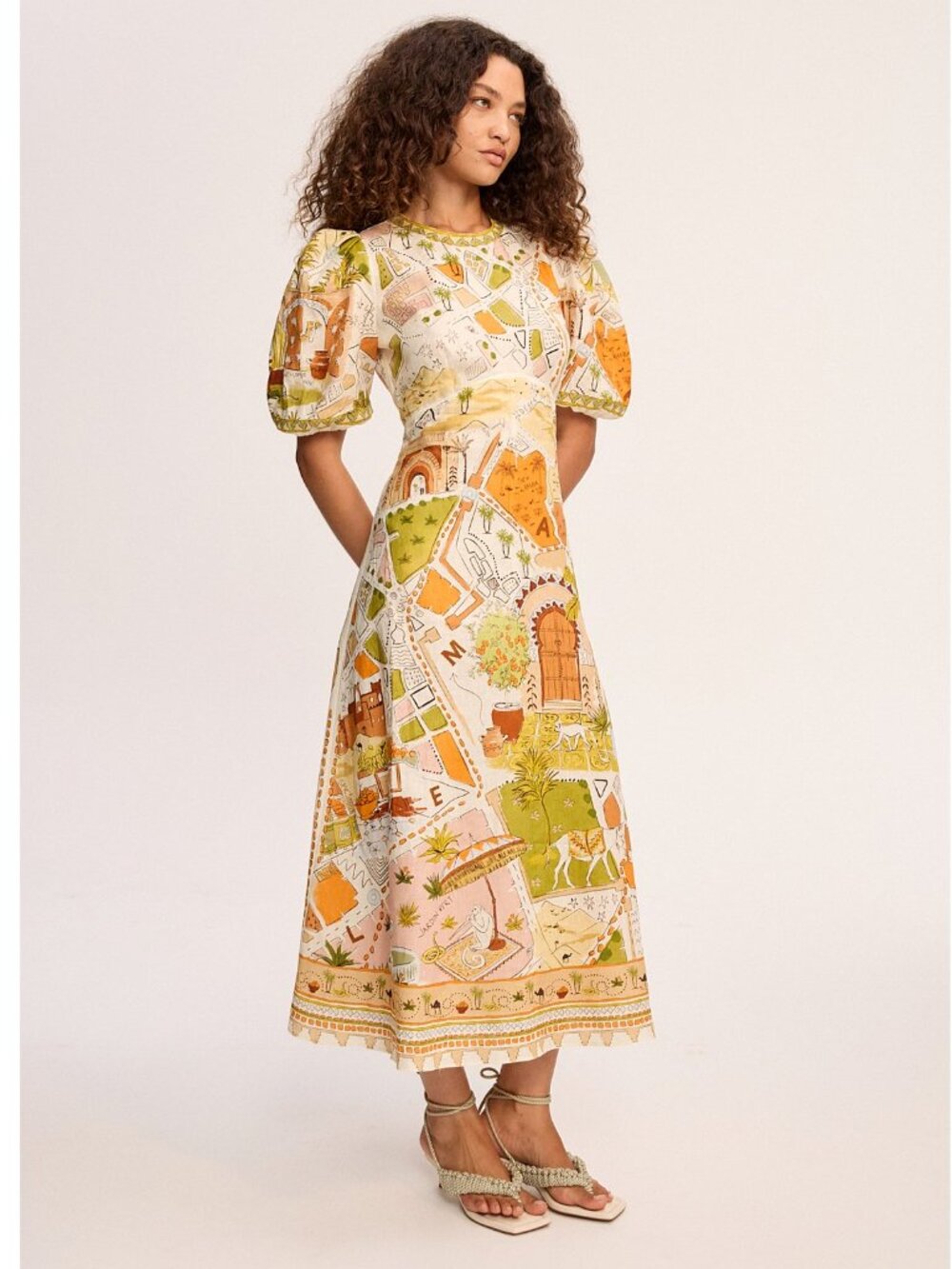 Alémais BAZAAR MIDI DRESS EXCLUSIVE
